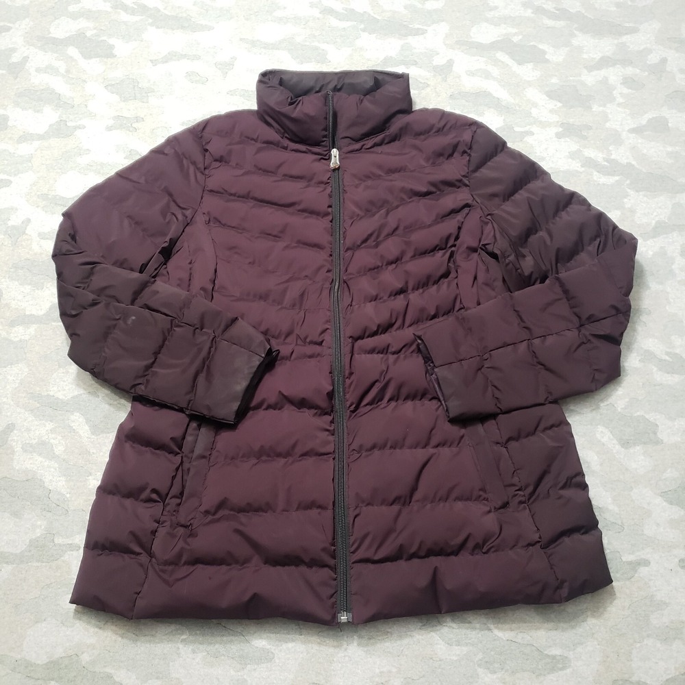 32 Degrees Puffer Jacket Womens XL Purple Full Zip Outdoors